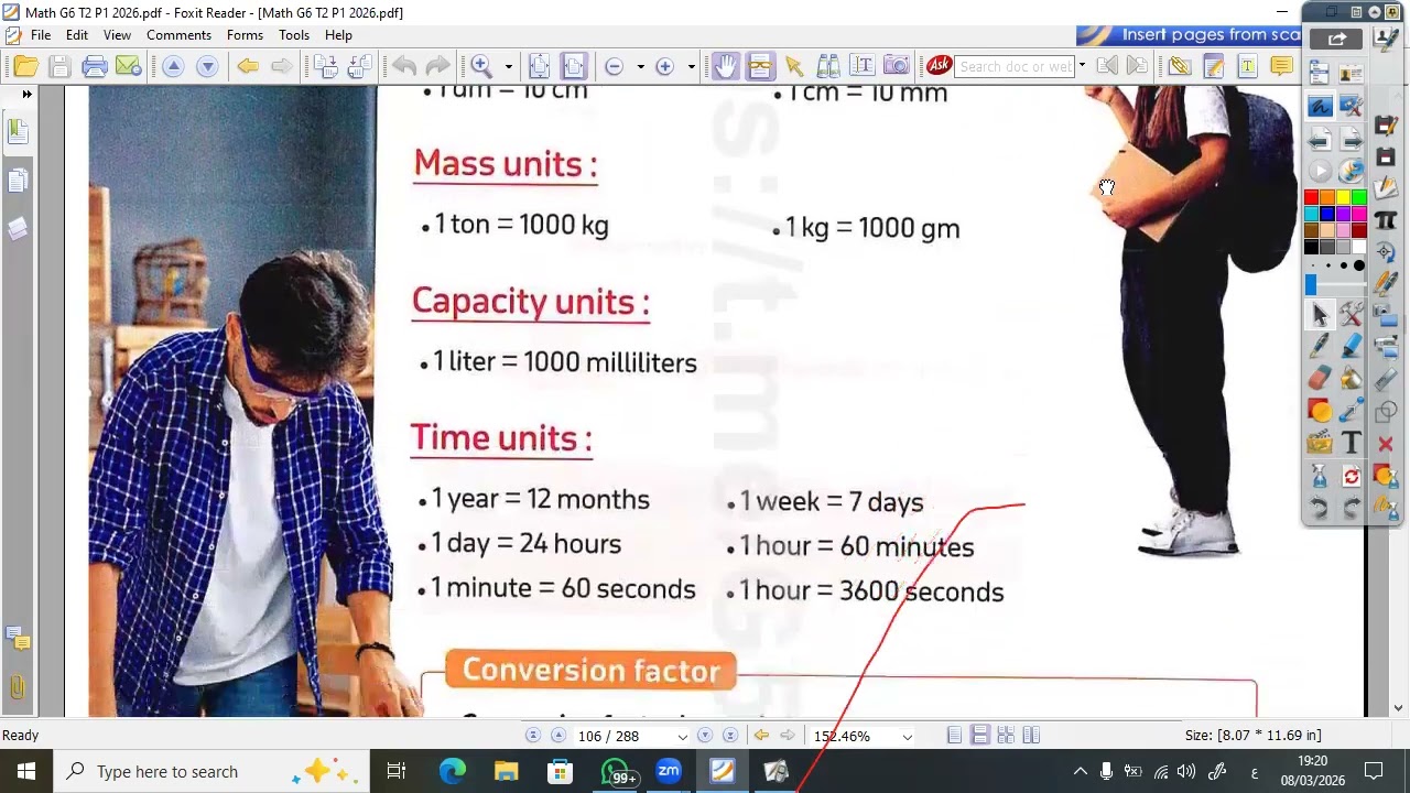 grade 6 second term conversion factor 1