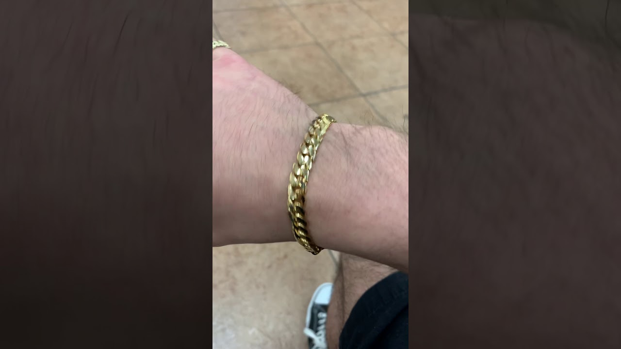 Daniel Jewelry Inc. 8MM 14k Gold Handmade Miami Cuban Link Bracelet (Quick Look)