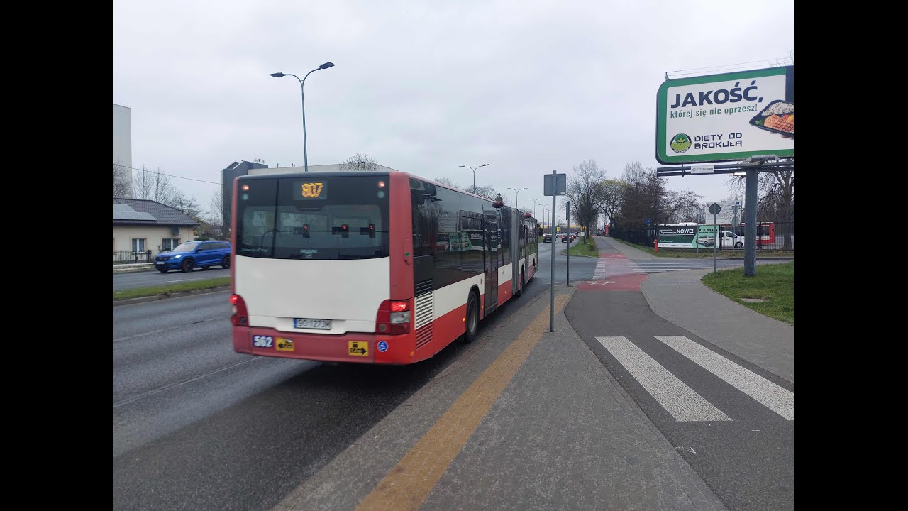 ZTM Katowice (PKM Sosnowiec) @ MAN NG323 Lion's City G #562, Linia 807