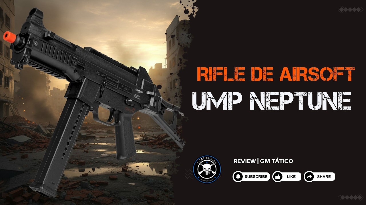 UMP NEPTUNE ROSSI 6MM 377 FPS – VALE A PENA?