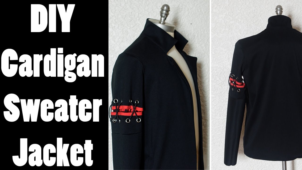 DIY Cardigan Sweater Jacket | Men's Fashion