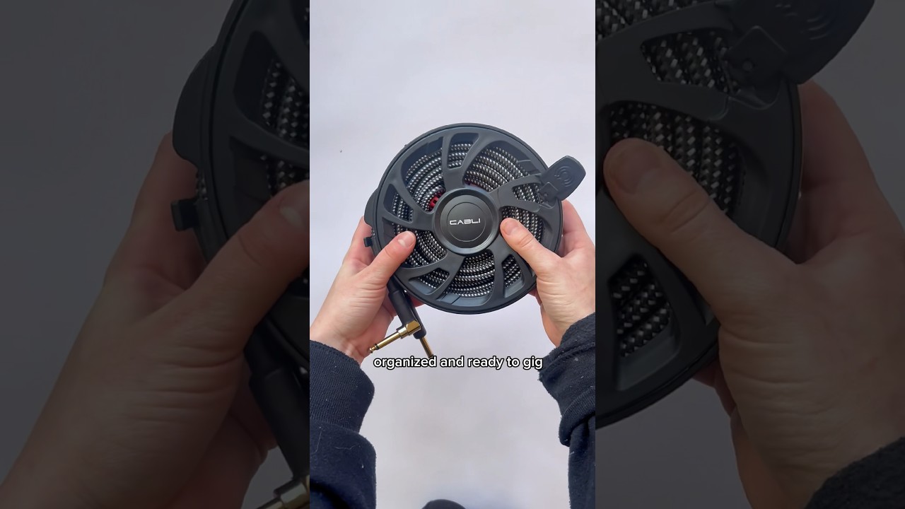 The Cabli is the best cable management tool for musicians