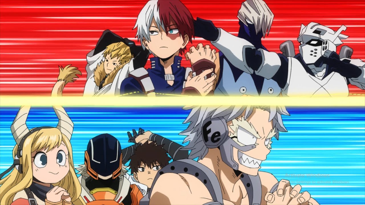 Todoroki, Ida, Ojiro & Shoji vs Tetsutetsu, Juzo, Sen & Pony「AMV」Black & Blue