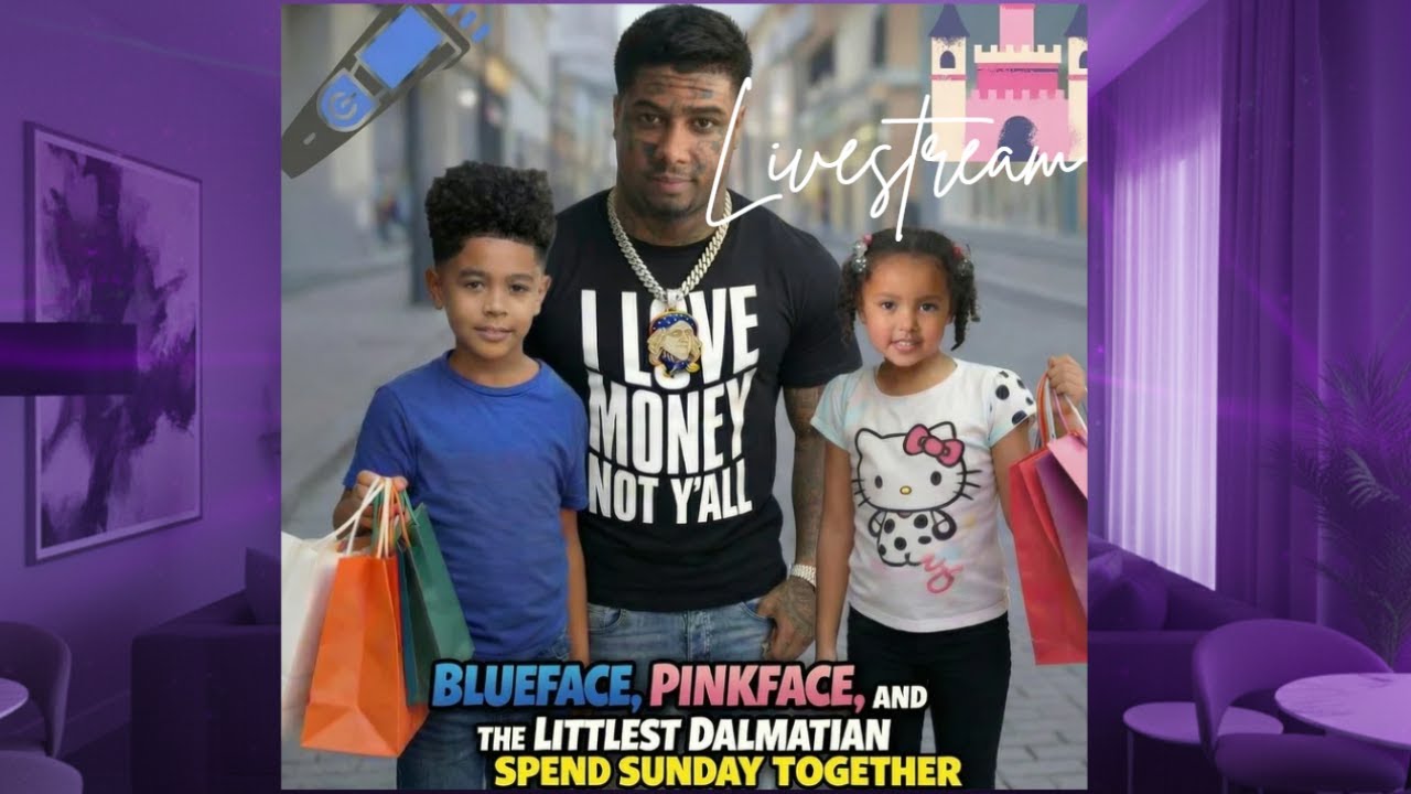Blueface at Jaidyn's Home with Pinkface and The Littlest Dalmatian! 🏠✨