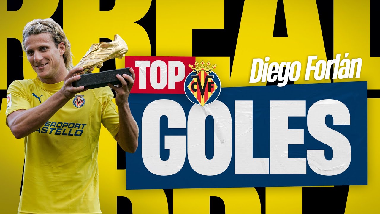 Todos los GOLES de DIEGO FORLÁN que le hicieron ganar la BOTA DE ORO con el Villarreal