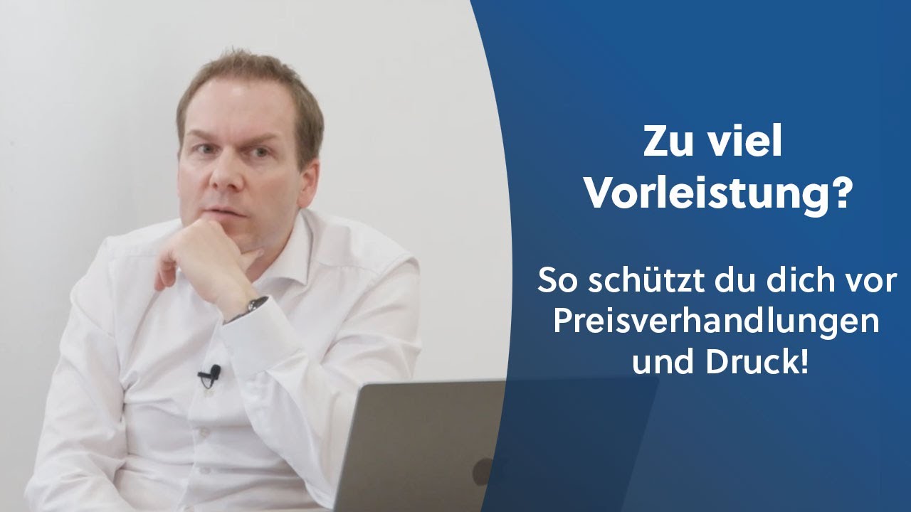 Zu viel Vorleistung? So sch&uuml;tzt du dich vor Preisverhandlungen und Druck! 💼🚀