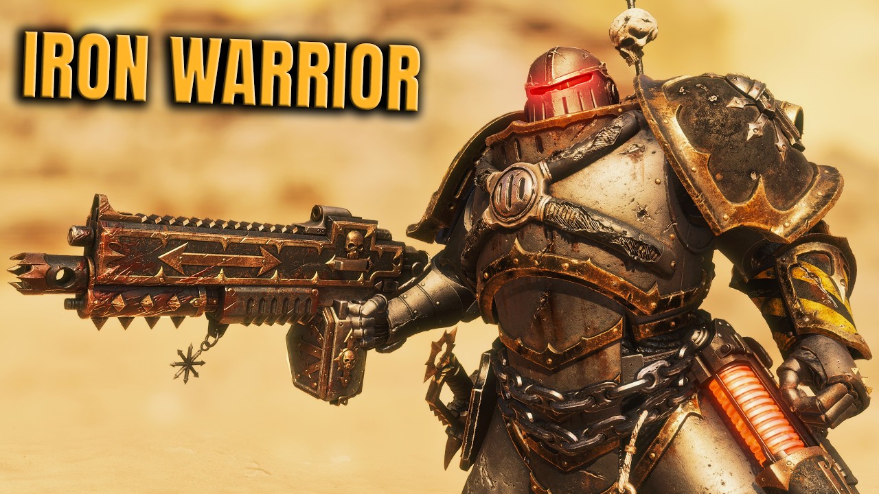 REAL IRON WARRIOR! Heretic Astartes vs Tyranids - Warhammer 40k: Space Marine 2 (4K, Mods)