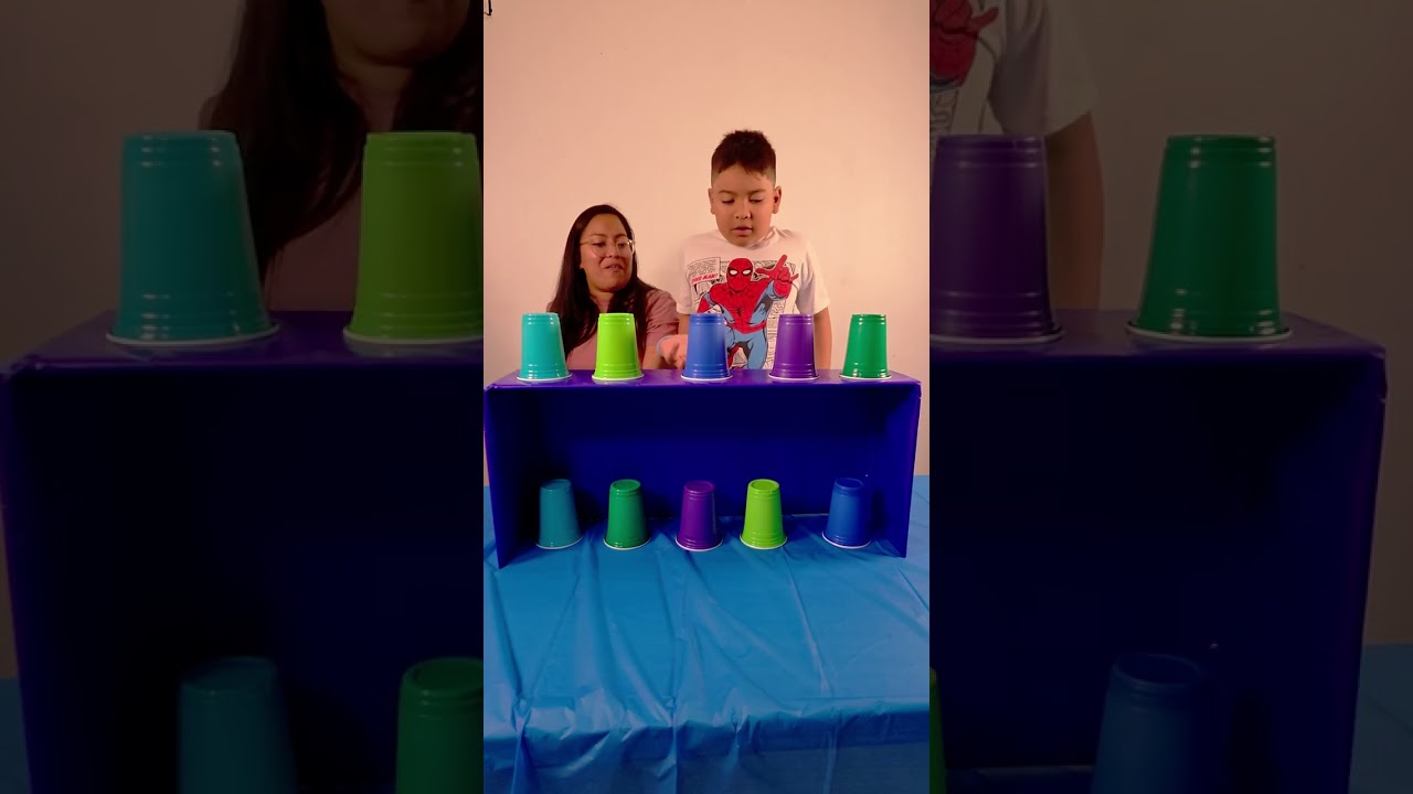 0114NO CHEATING… NO MERCY 😱 | MATCH THE CUPS CHALLENG #challenge #viralvideo #viralshorts #video