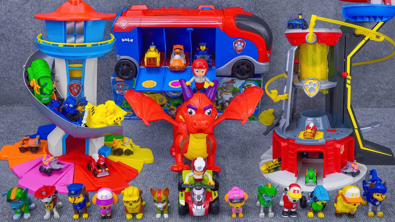 22 Minutes Satisfying with Unboxing Super Cool Paw Patrol Toys Collection Review | ASMR