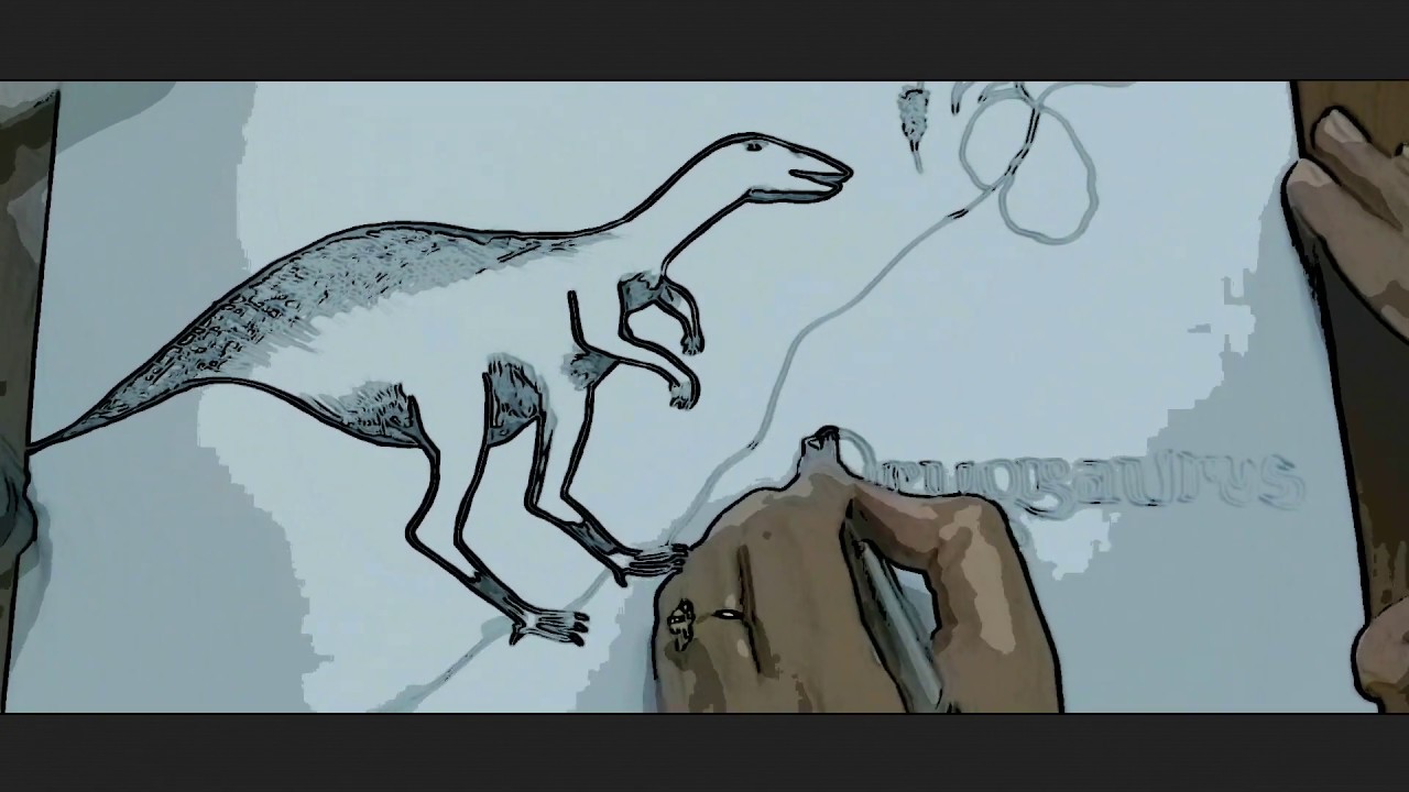 Dyrosaurus Dinosaur Drawing for Beginners|| Dinosaur Cartoon Drawing for kids||