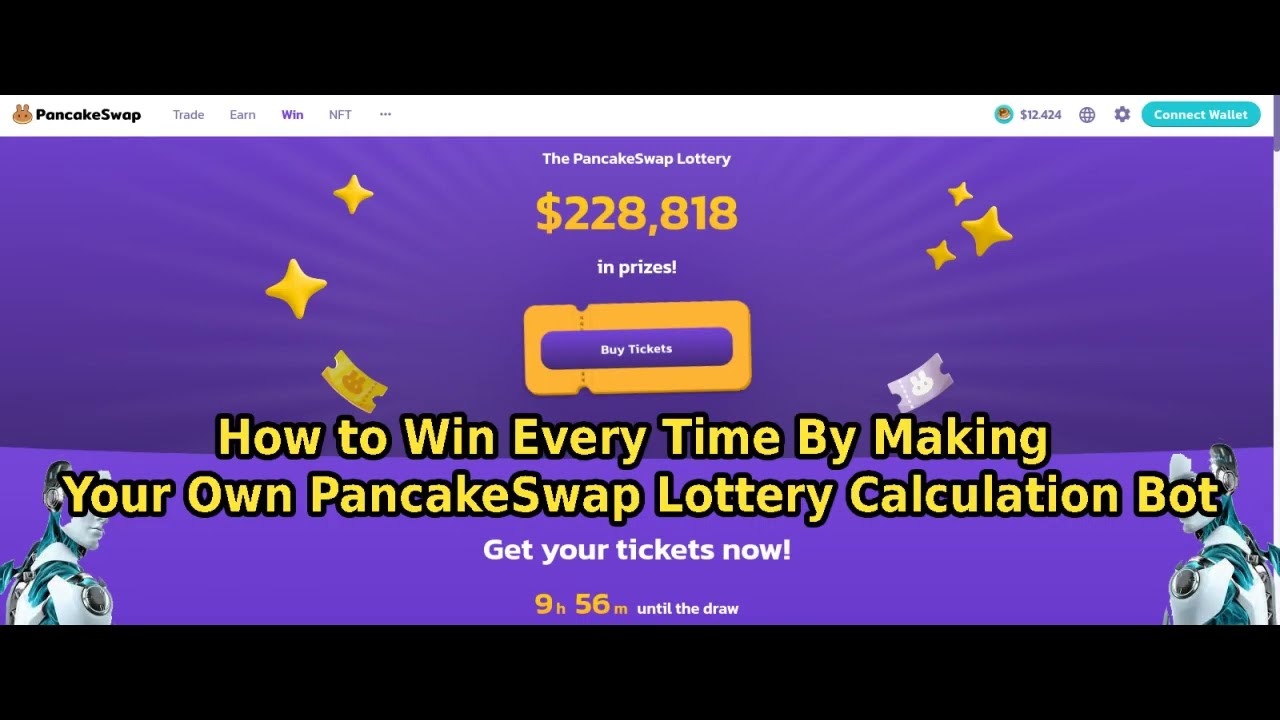 Make your own pancakeswap lottery calculation bot.. quit your job and retire  BNB CAKE