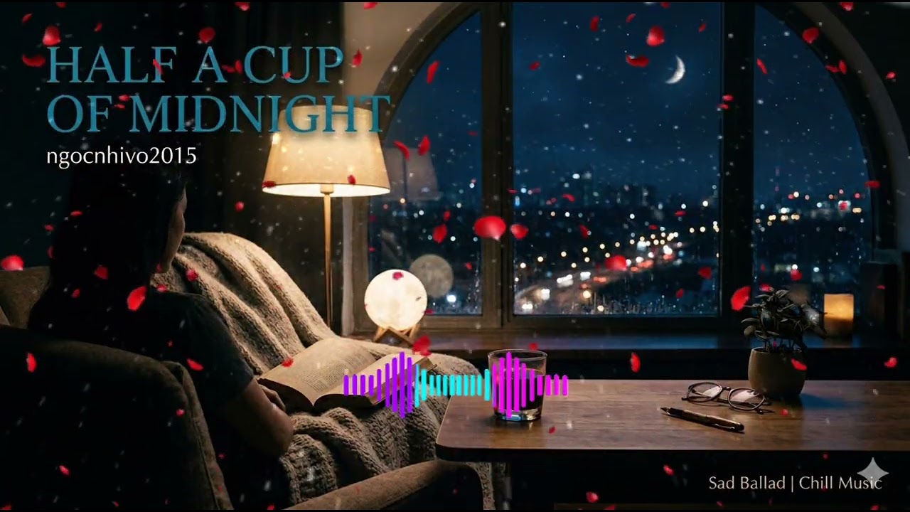 Half A Cup Of Midnight - Sad Ballad Chill Music (Official Lyrics Video)