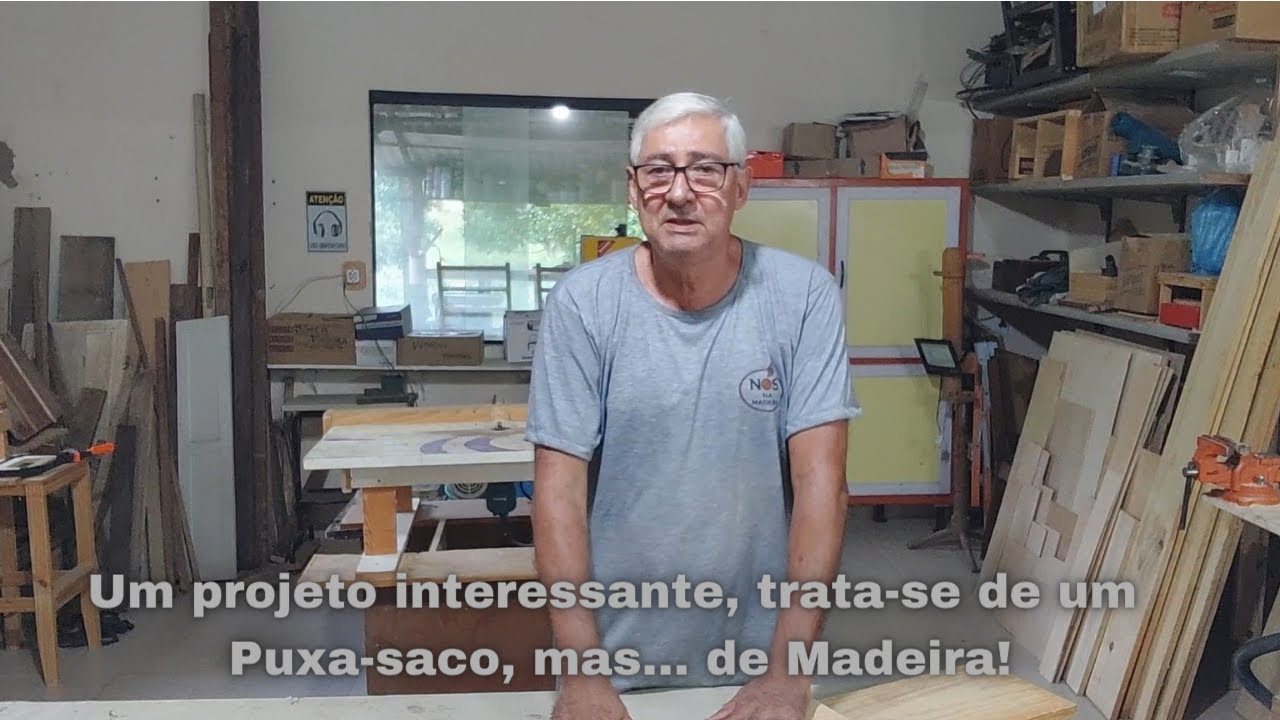 Projeto de um Puxa-saco de Madeira