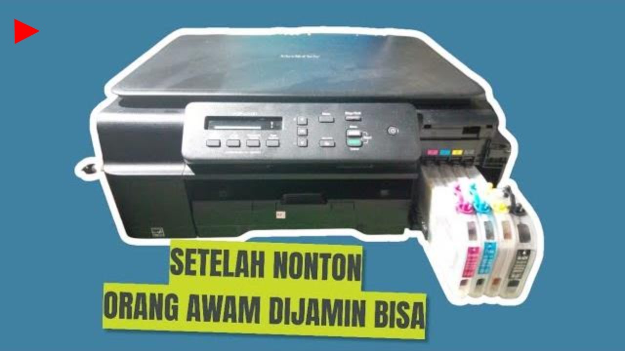 Printer Brother DCP J100 Cannot Detect Black Ink