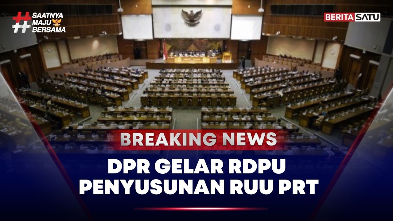 🔴 Breaking News | Rapat Dengar Pendapat Penyusunan RUU Perlindungan Pekerja Rumah Tangga