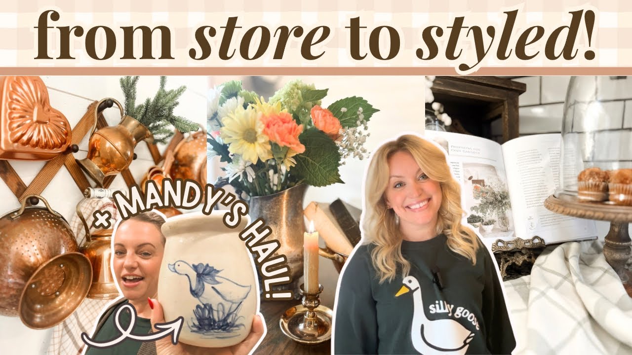 What I Got & How I Styled It! Our HUGE Thrift Haul! 