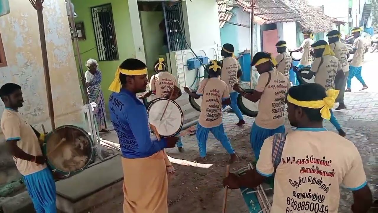 #Group Dance🥳💥🩵#follow us: @Kalai_engal_uyir #தப்பாட்ட கலைக்குழு🥁🎼 திருவானைக்கோவில் திருச்சி