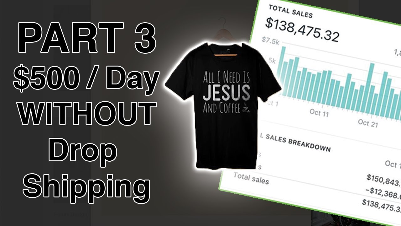 (PART 3) Fastest Way To Make $500 Per Day With Shopify Without Drop Shipping