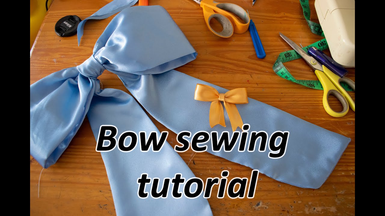 Bow sewing tutorial for cosplay / costume / fashion