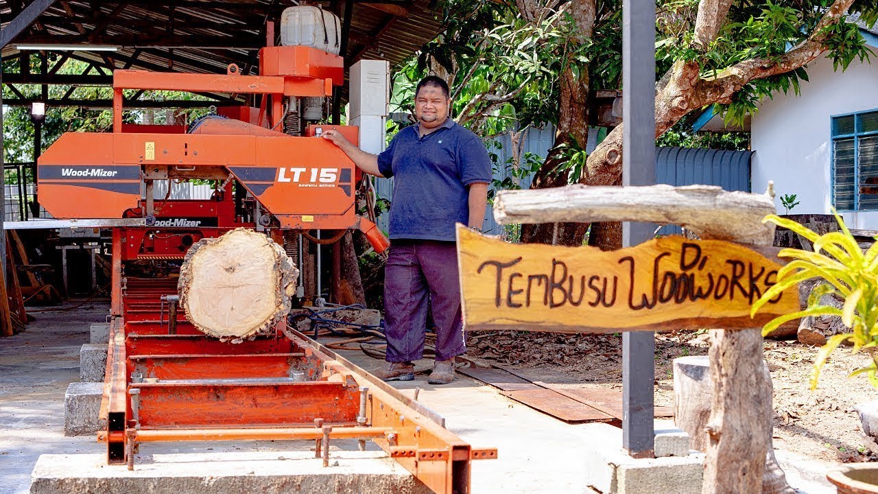 Demonstrasi Keratan LT15 dalam Bahasa Melayu-Indonesia | Wood-Mizer