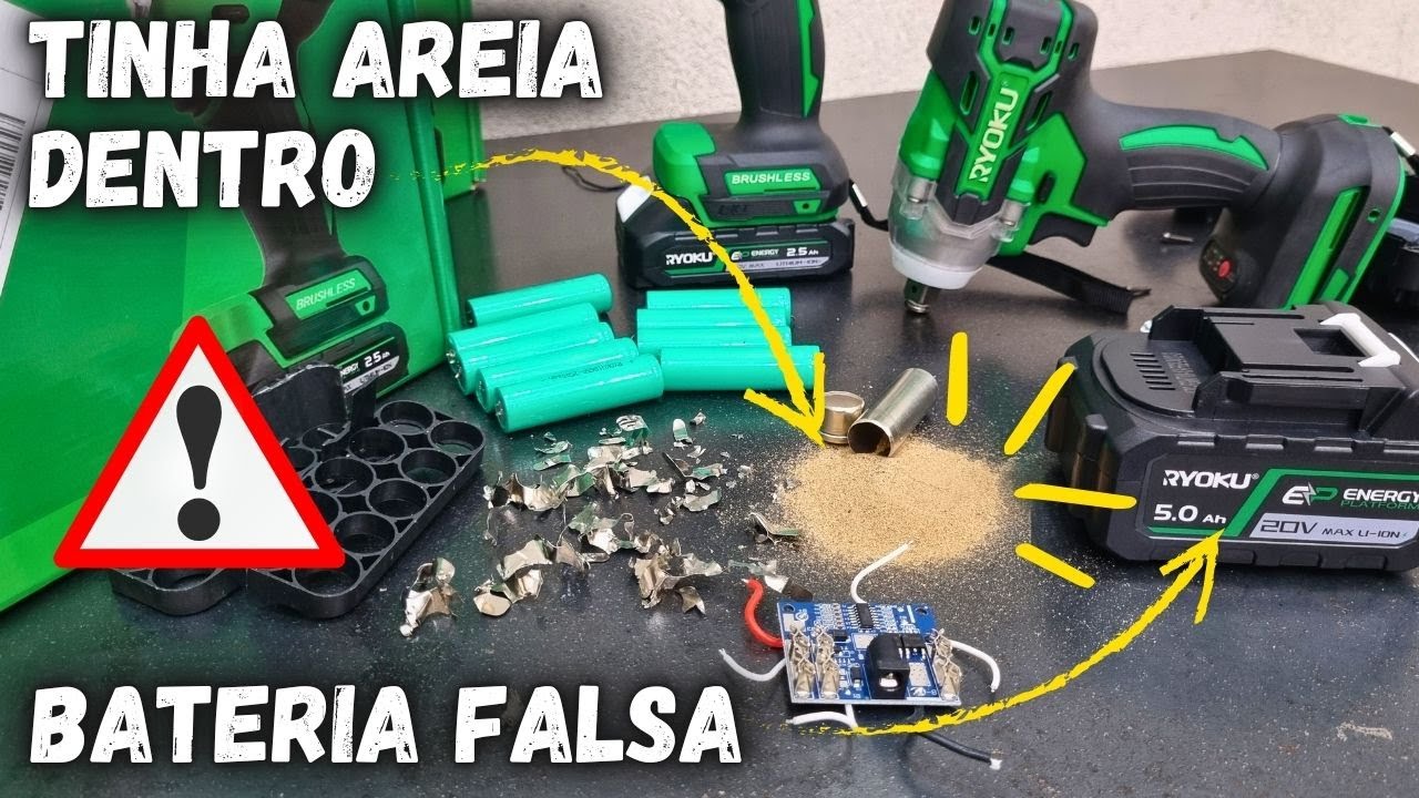 ALERTA! Bateria RYOKU Falsa? Esse Kit Seria Ótimo Se Não Fosse Isso! Quase Passou Despercebido!