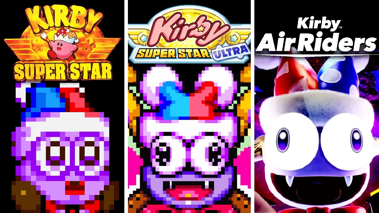 Evolution of Marx in Kirby Games (1996–2025)