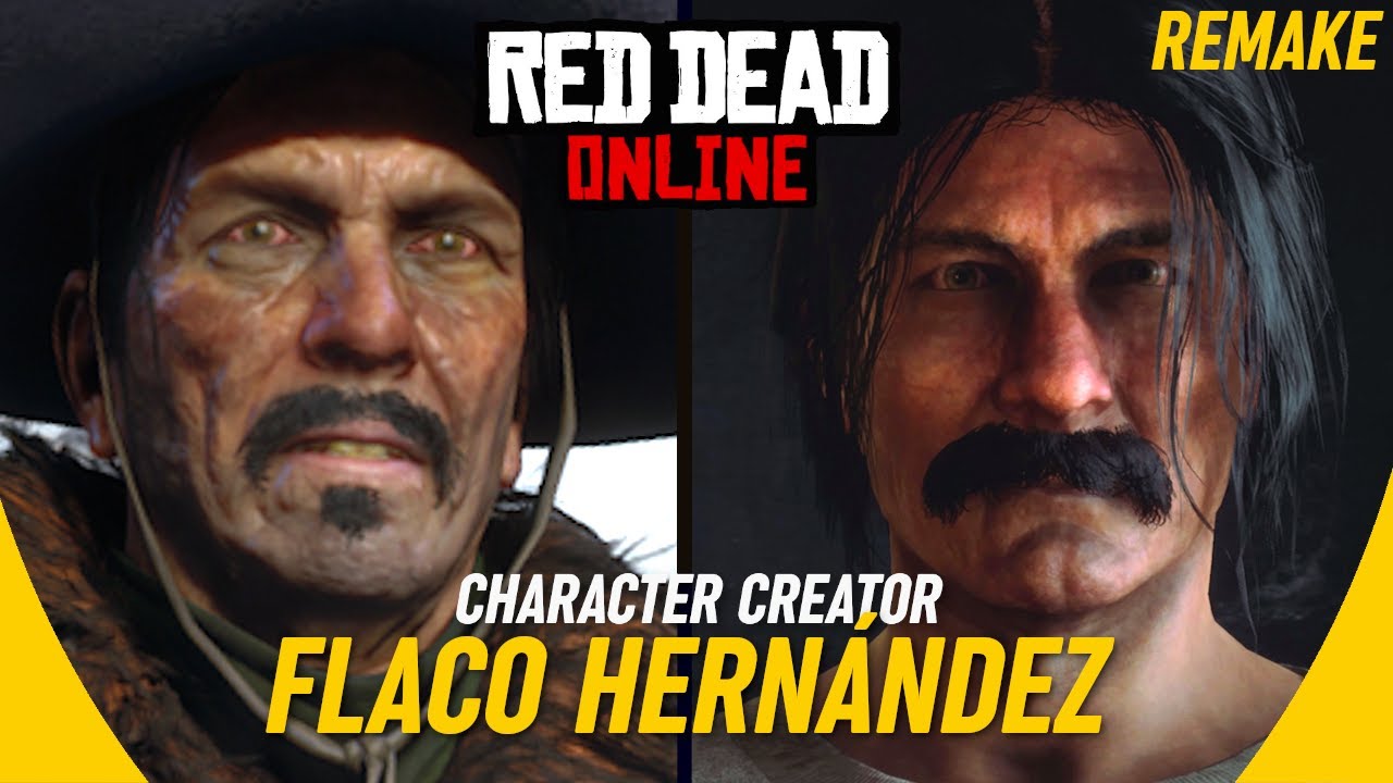 FLACO HERN&Aacute;NDEZ: Character Creator (Mexican Outlaw) RDR2