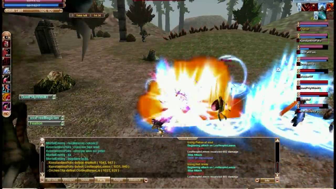 Knight Online Girakon 83 lwl Warrior KonstantinoPolis  Pk Movie