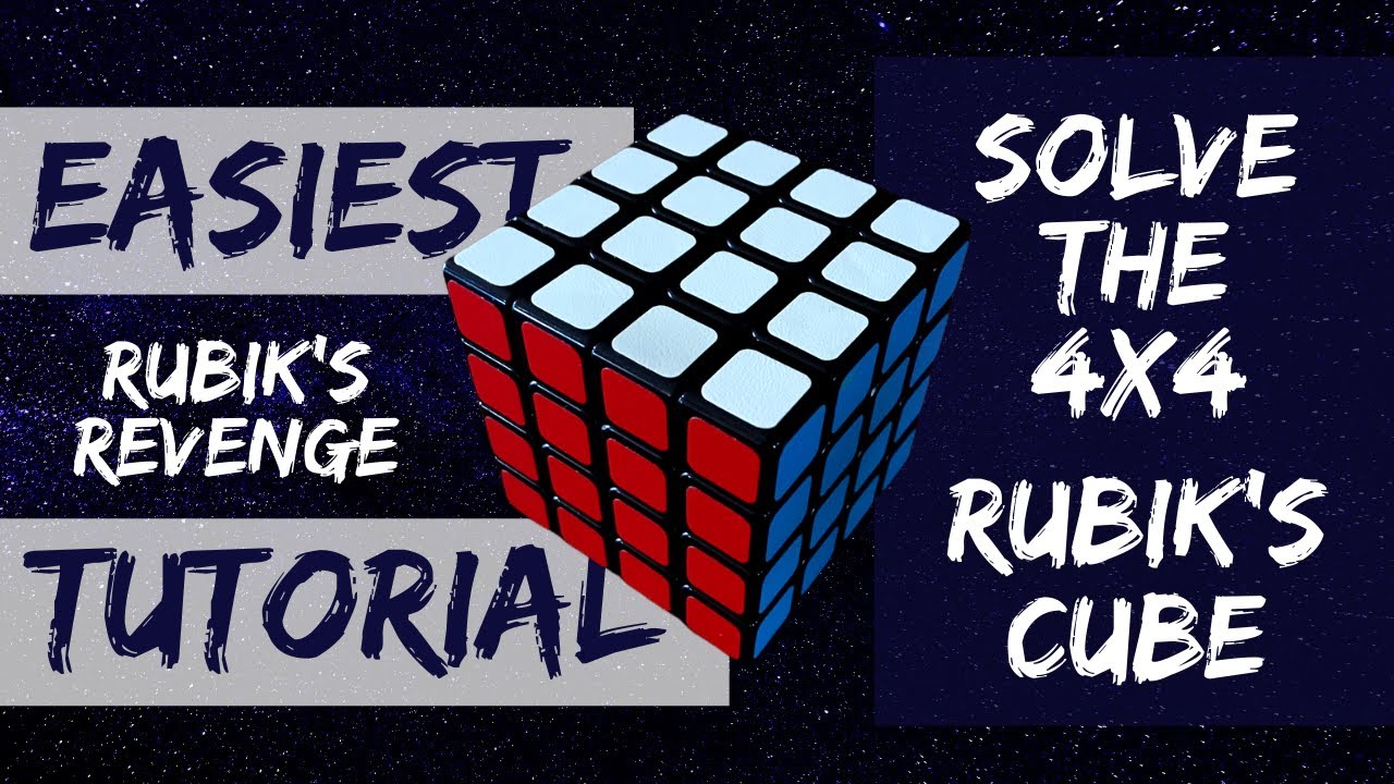 Learn How To Solve a 4x4 Rubik's Cube (Rubik's Revenge) - Simple & Easy Method [Beginner Tutorial]