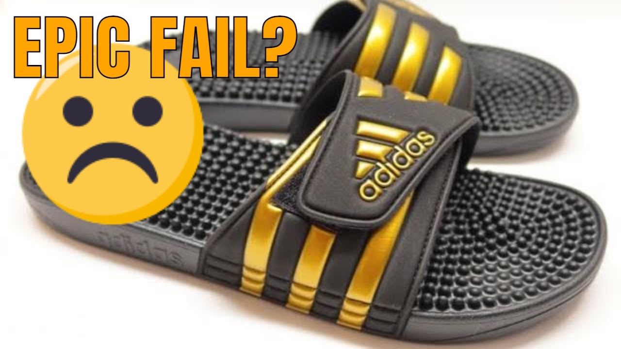 Adidas Adissage Slides [Newest Version] & feet review
