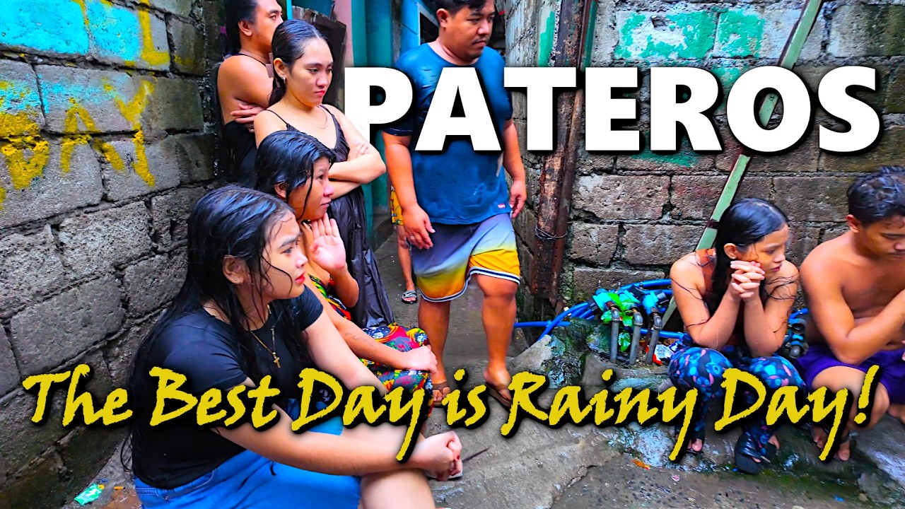 WALKING IN THE RAIN IN PATEROS METRO MANILA PHILIPPINES [4K]
