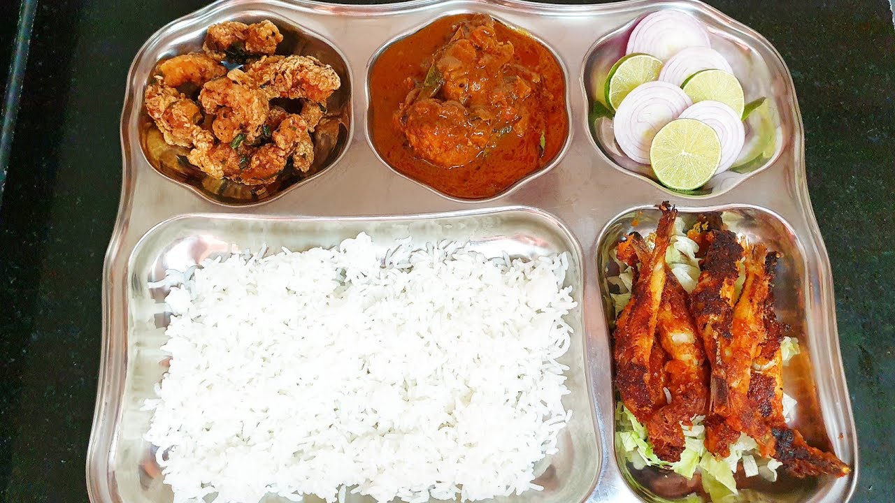 Sunday Special Non Veg Lunch Menu | Butter Garlic Prawns #shorts  @Samaipom Sindhipom