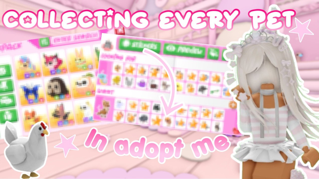⋆˚꩜｡ COLLECTING every pet in adopt me!! ep 1
