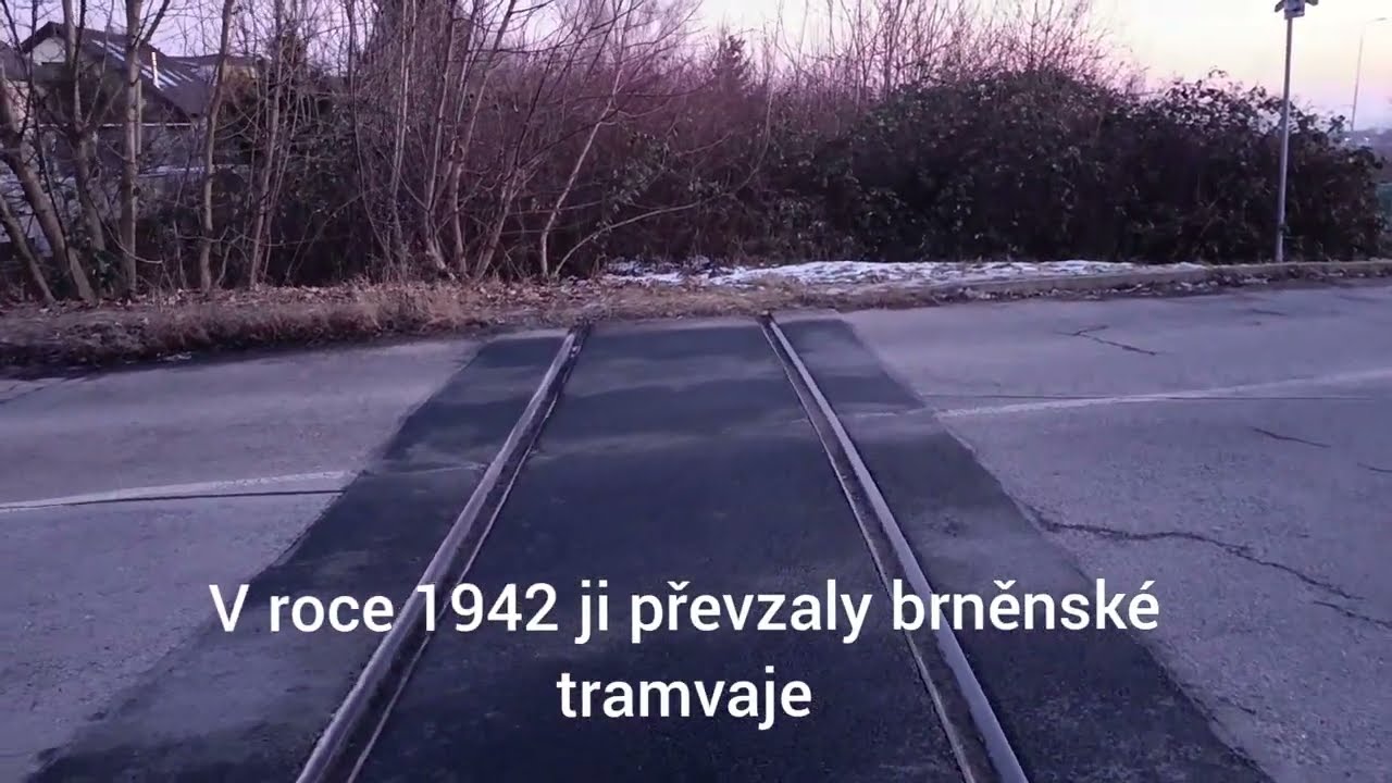 Zaniklá tramvajová trať do Líšně 