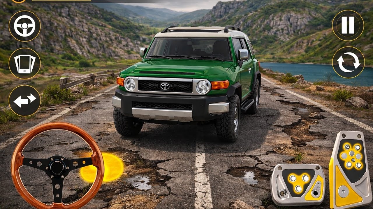 “Impossible Broken Road Off Road Drive 😱 Level 18 Challenge”