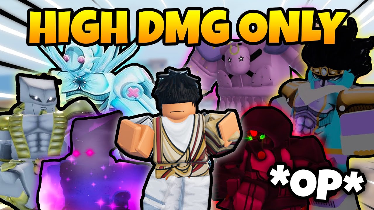 [YBA] Using Only HIGH DAMAGE STANDS to DOMINATE Ranked...