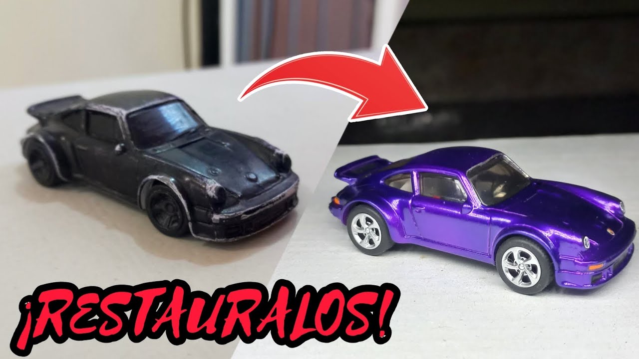 ¡TE ENSEÑO A RESTAURAR TUS HOT WHEELS EN MINUTOS! 🔥 #collection #hotwheels #custom