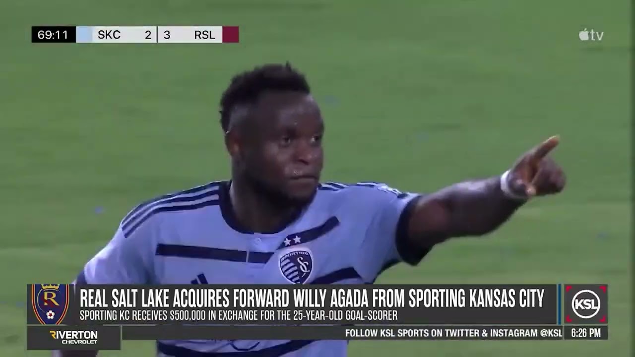 Real Salt Lake Acquires Forward Willy Agada From Sporting Kansas City