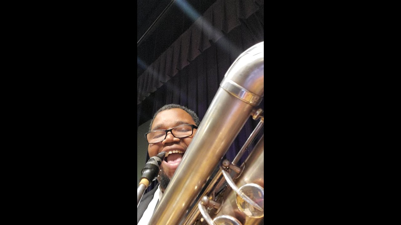 I'm Getting Sentimental Over You (WITH A BORROWED BASS SAXOPHONE!!!!!!)