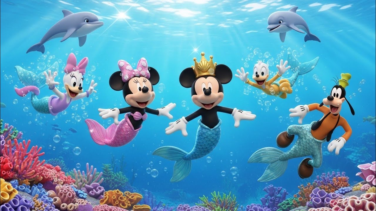 Mickey Mouse and Friends Play Mermaids | Magical Underwater Adventure for Kids