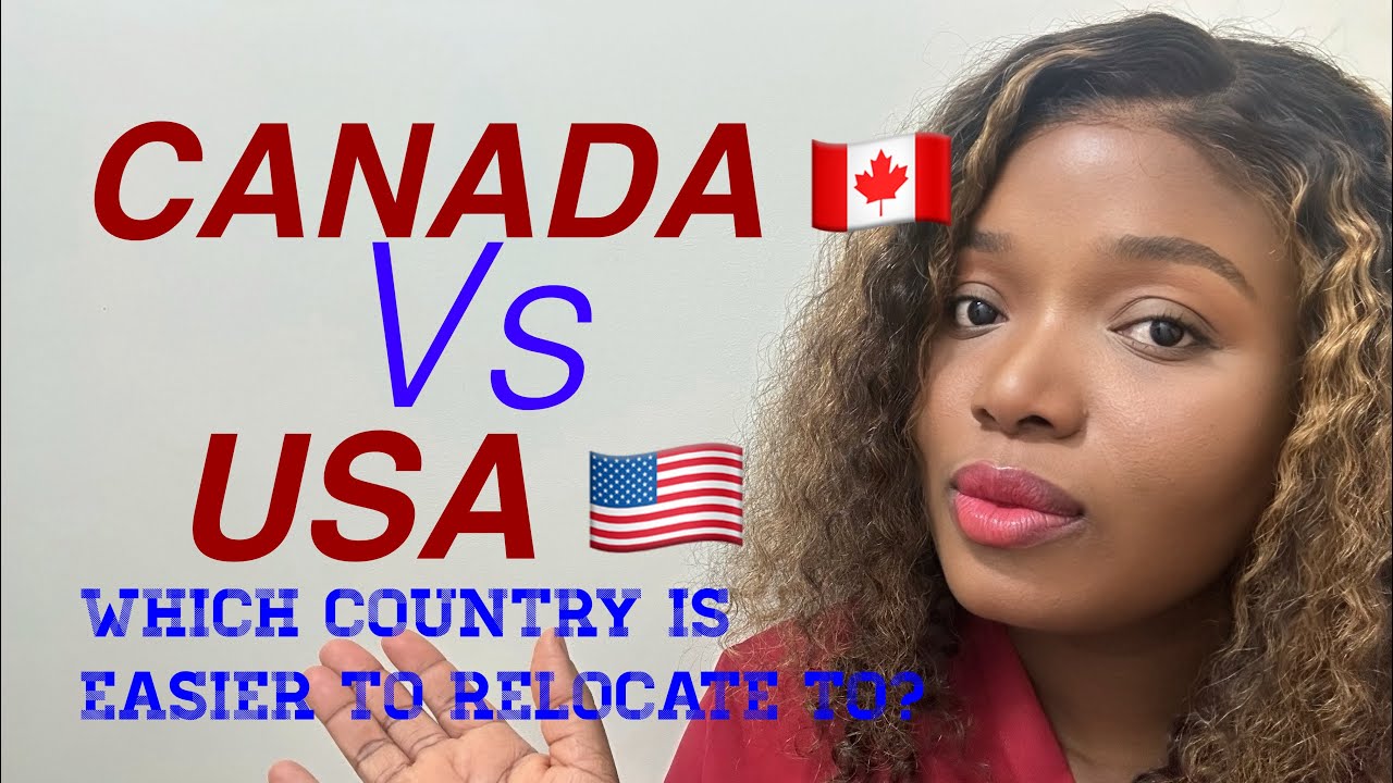 Canada 🇨🇦 Vs USA 🇺🇸-which is easier to relocate to? #viral #relocation #ien #usa #canadaimmigration 