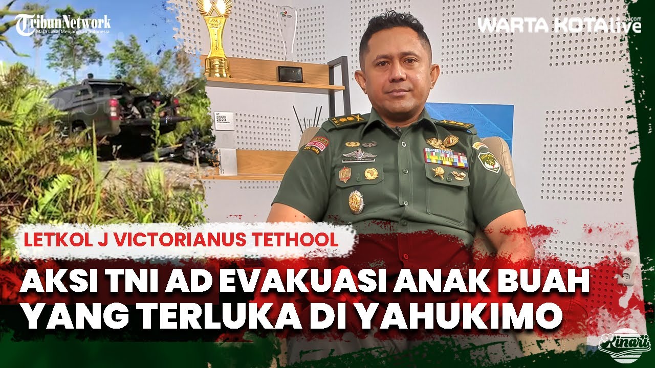 Aksi Heroik Letkol J Victorianus Tethool Evakuasi Anak Buah yang Terluka di Yahukimo