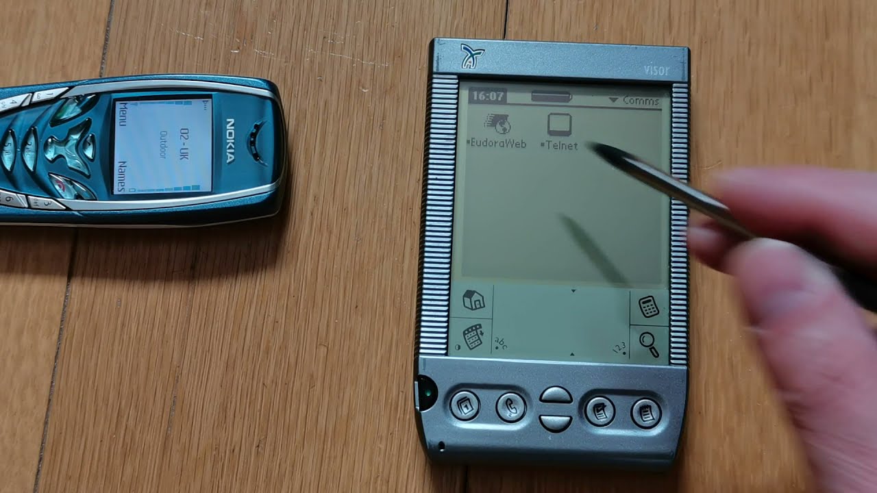 Palm Handspring Visor Connecting To Internet