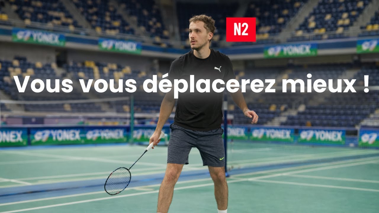Fond de court AU BADMINTON : déplacements, frappes et physique (la méthode complète)