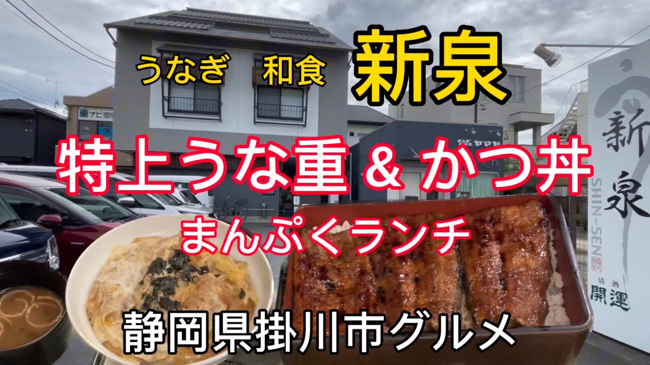 うなぎ【新泉】和食　うな重特上&かつ丼で満腹ランチ
