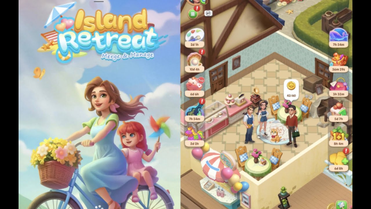 Island Retreat:Merge & Manage | Level 7 - 9  Part  5🌽🌮  #merge