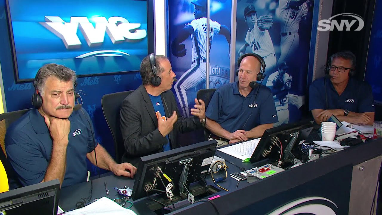 Jerry Seinfeld joins Gary, Keith, and Ron in Mets booth to call baseball | SNY