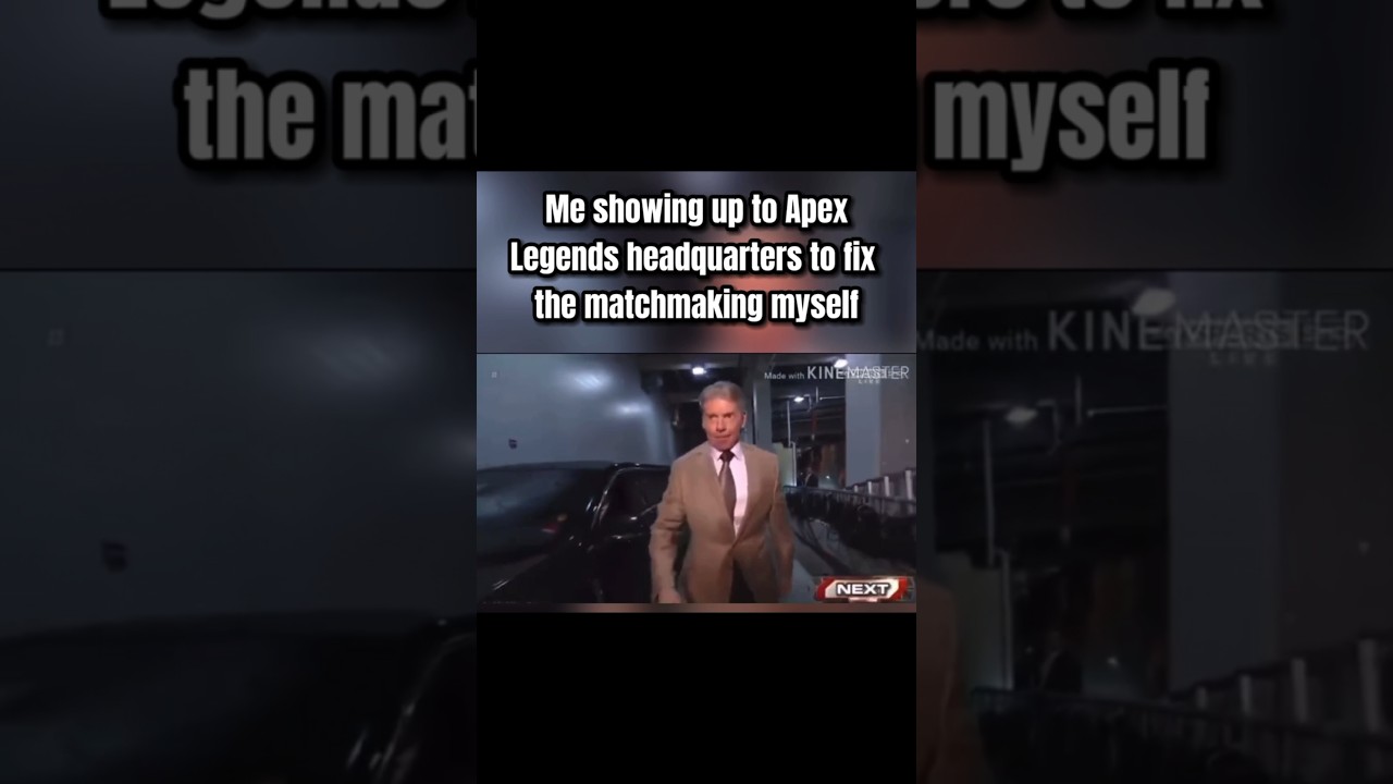 Me showing up to Apex Legends headquarters to fix the matchmaking myself #apexlegends #apex