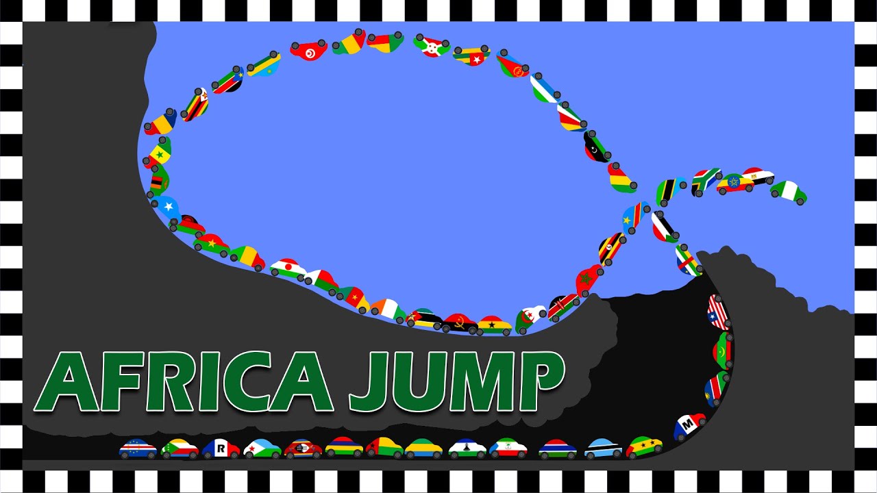 Country Cars Jumps Africa- Video 4 of 6 Algodoo