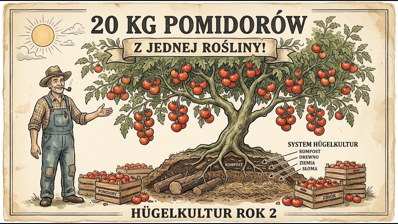 Koniec z podwyższonymi grządkami! Ta 300-letnia metoda daje 3× więcej żywności (BEZ podlewania!)